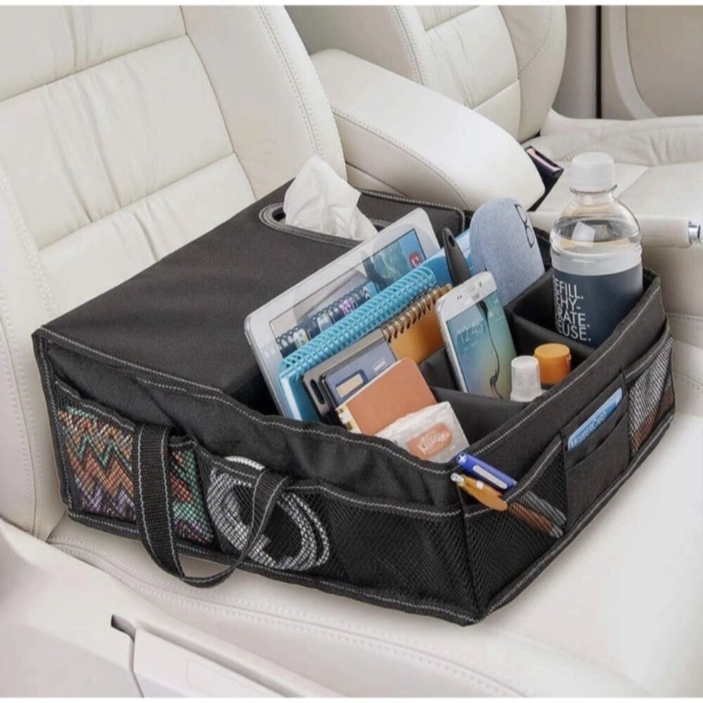 New High Road SeatStash Driver Organizer  w/Tissue Holder - Seat Tray